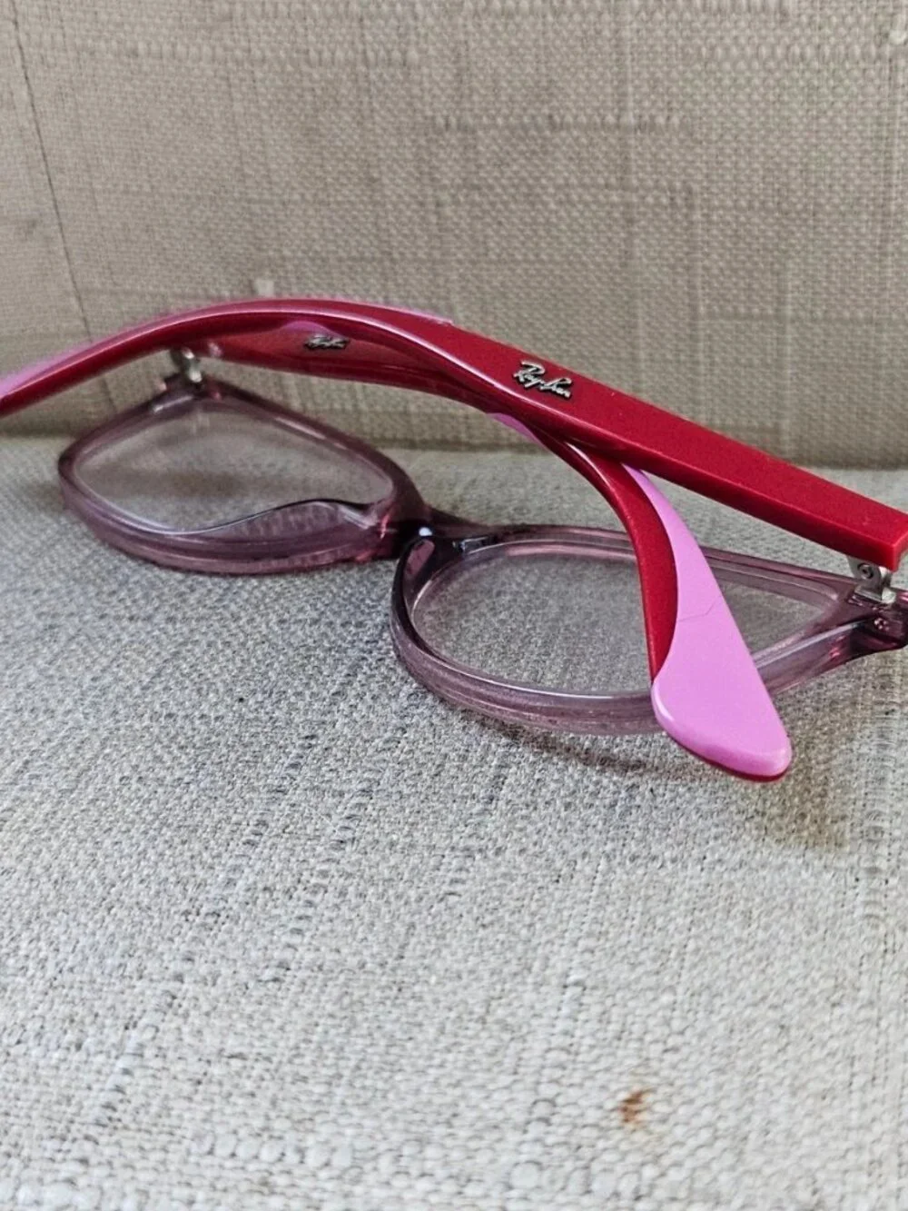 Ray-Ban Youth Glasses Frame Eyewear RB1586 3777 Red/Pink Tone Eyeglasses $129